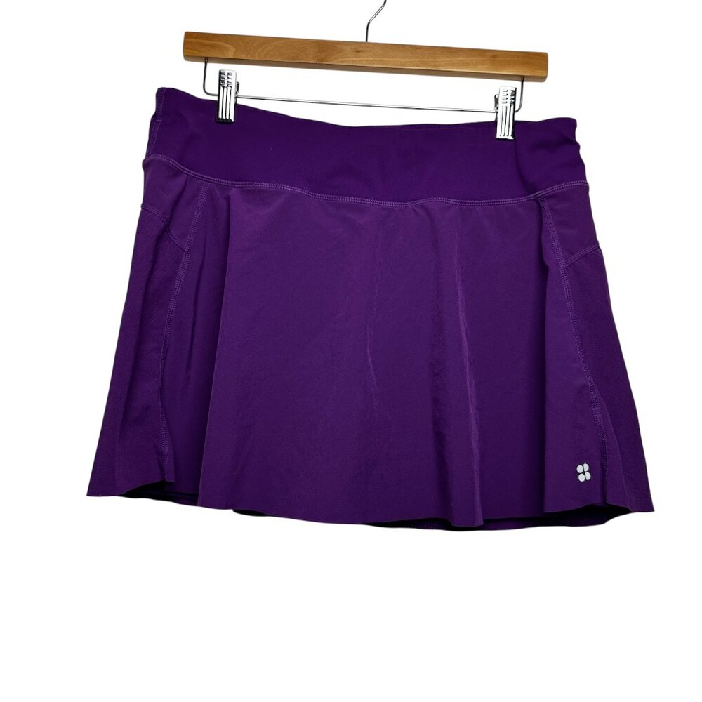 Sweaty Betty purple swift running tennis pickleball athleisure skort